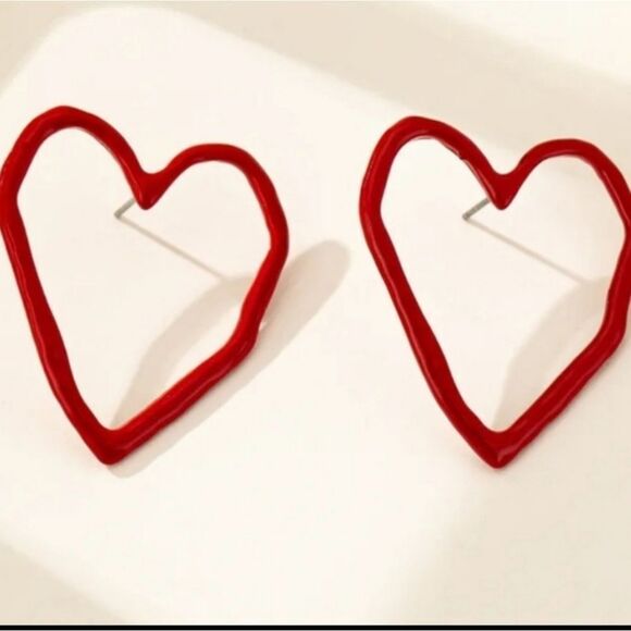 New DOLLS KILL open heart stud earrings - Picture 5 of 8